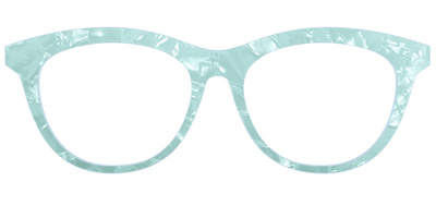 The Aquamarine Pearl Marble - Front Top Thumbnail - Pair Eyewear