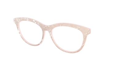 The Rose Quartz Pearl Marble - Angle Top Thumbnail - Pair Eyewear