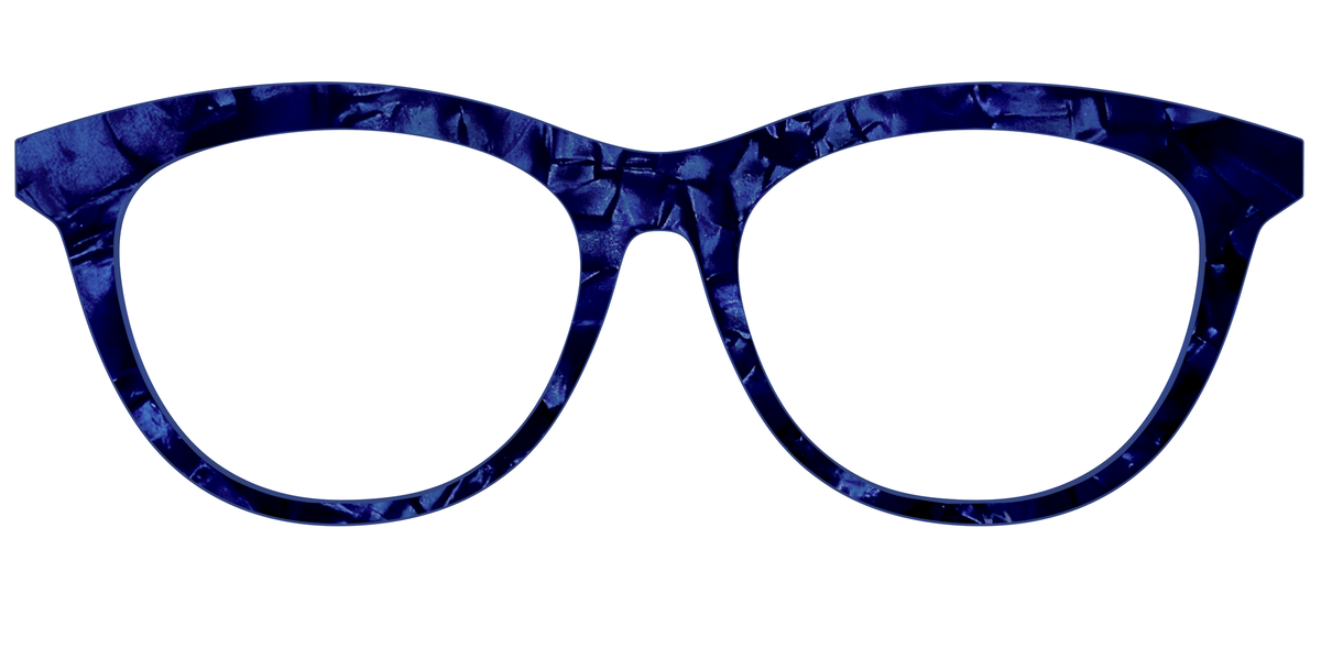 The Sapphire Pearl Marble - Front Top Image - Pair Eyewear
