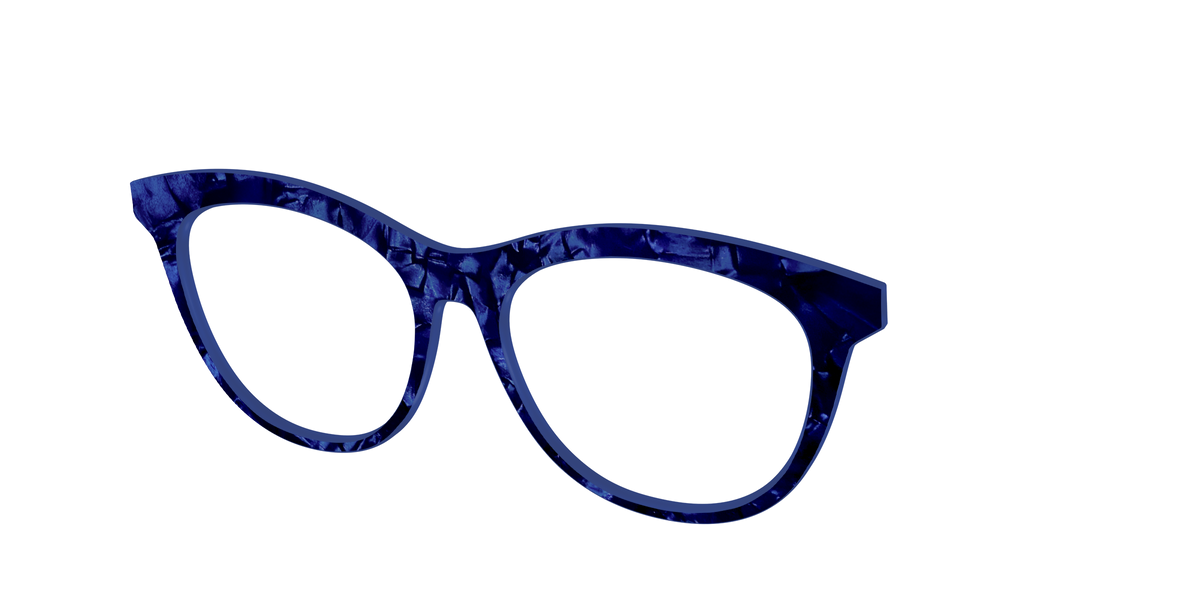 The Sapphire Pearl Marble - Angle Top Image - Pair Eyewear