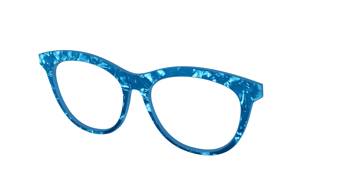 The Topaz Pearl Marble - Angle Top Image - Pair Eyewear