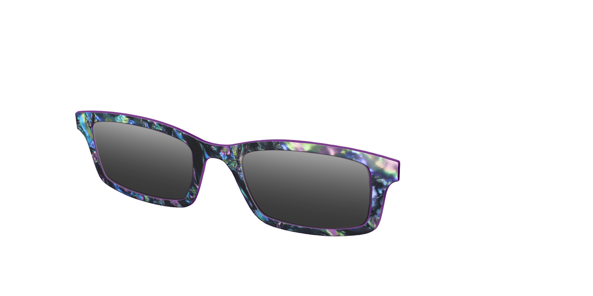 The Polarized Abalone Sun Top - Angle Top Image - Pair Eyewear