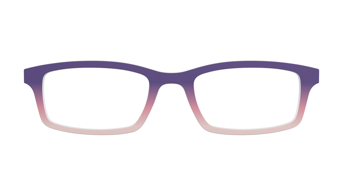 The Acai to Blush Gradient - Front Top Image - Pair Eyewear