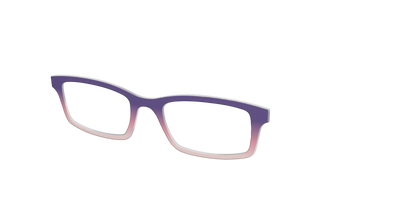 The Acai to Blush Gradient - Angle Top Thumbnail - Pair Eyewear