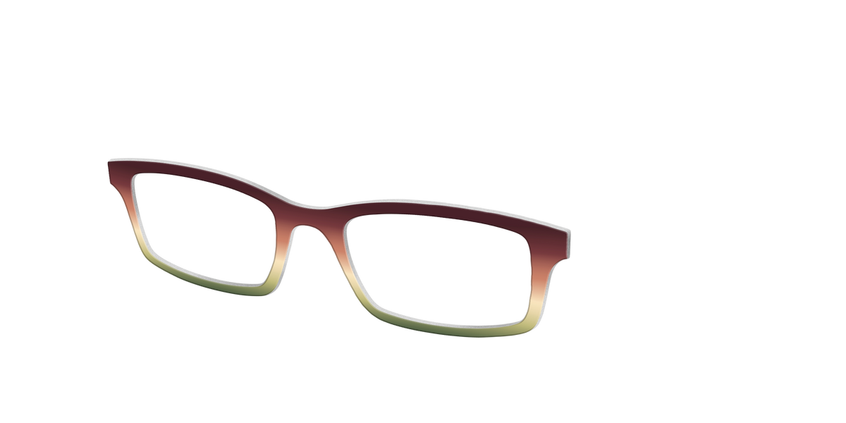 The Acorn to Moss Gradient - Angle Top Image - Pair Eyewear