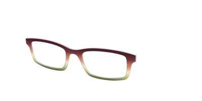 The Acorn to Moss Gradient - Angle Top Thumbnail - Pair Eyewear