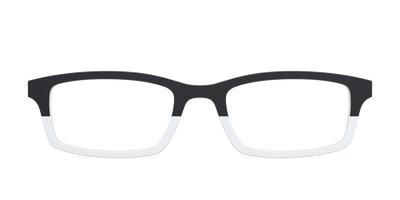 The Black and White - Front Top Thumbnail - Pair Eyewear