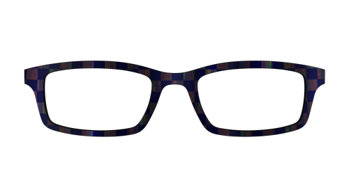 The Black Holographic Check - Pair Eyewear