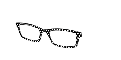 The Black Polka Dots - Angle Top Thumbnail - Pair Eyewear