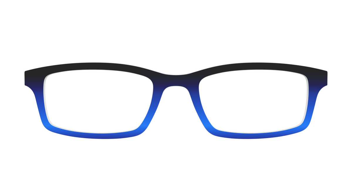 The Black to Blueberry Gradient - Front Top Image - Pair Eyewear