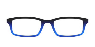 The Black to Blueberry Gradient - Front Top Thumbnail - Pair Eyewear