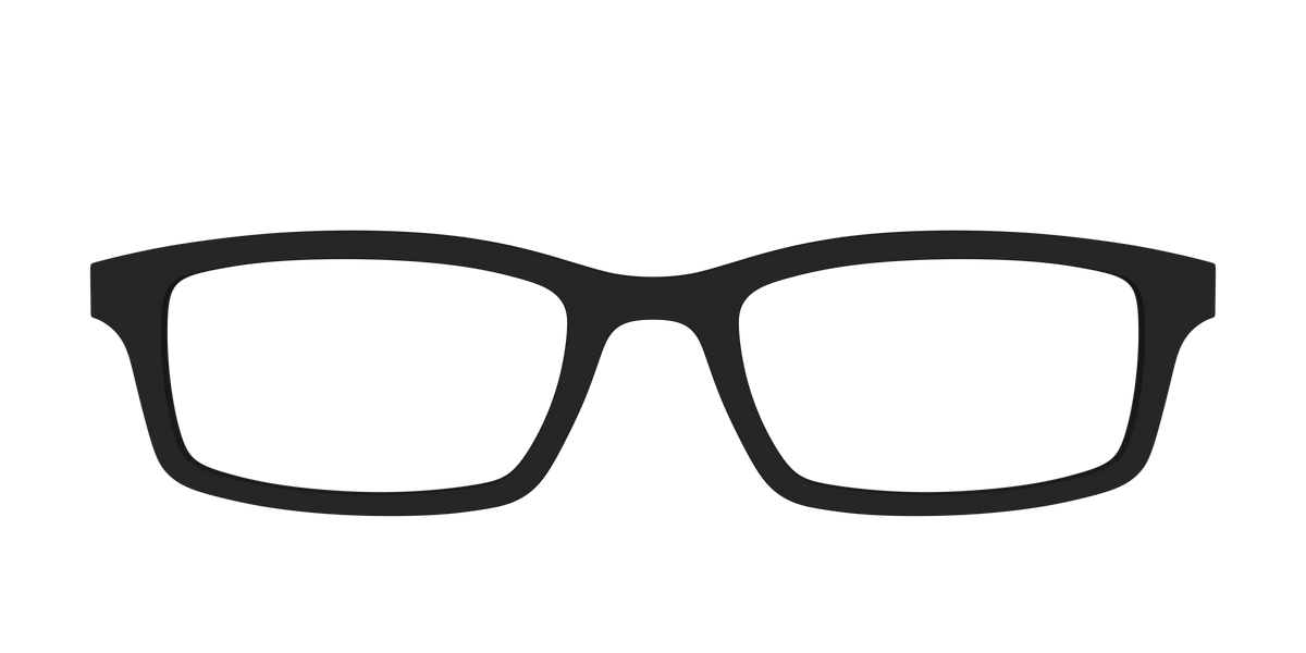 The Black - Front Top Image - Pair Eyewear