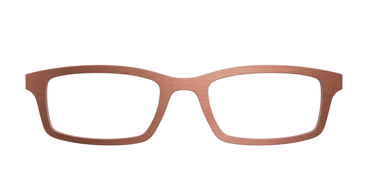 The Brushed Champagne - Front Top Image - Pair Eyewear
