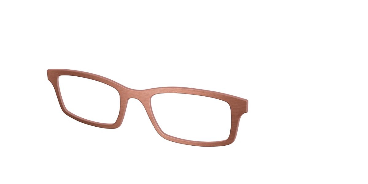 The Brushed Champagne - Angle Top Image - Pair Eyewear