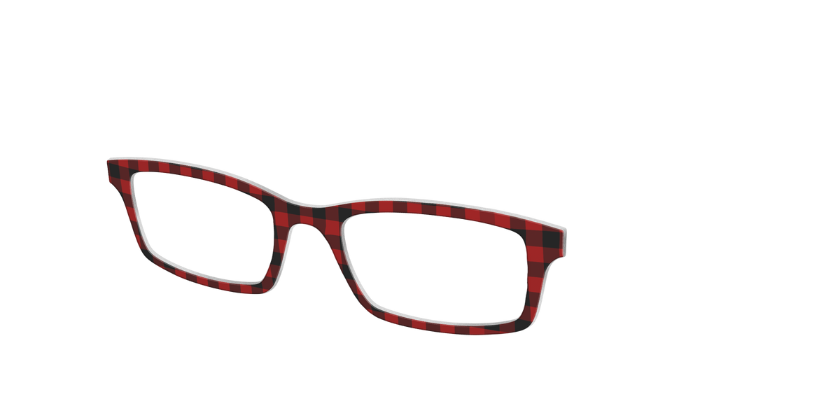The Buffalo Plaid - Angle Top Image - Pair Eyewear