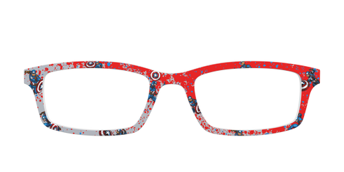 The Captain America Splatter - Pair Eyewear