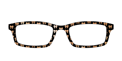 The Champagne Foil Bows - Pair Eyewear