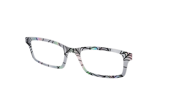 The Ethereal Iridescent Webs - Angle Top Thumbnail - Pair Eyewear