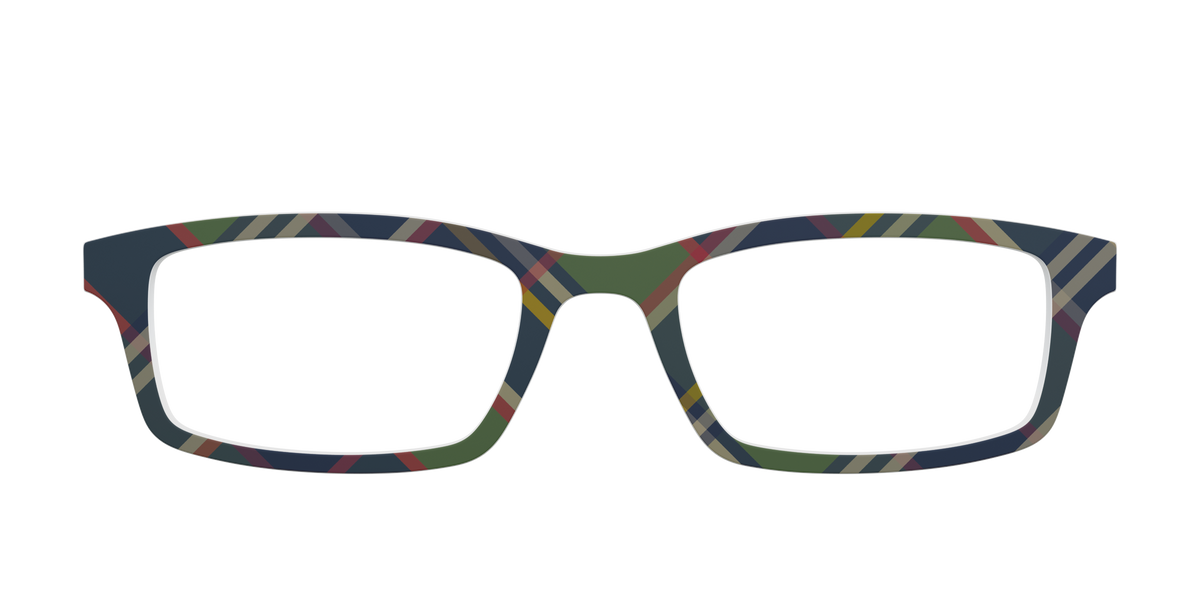 The Flannel Plaid - Front Top Image - Pair Eyewear