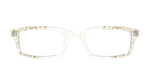 The Golden Flair Crystal with Gold Foil - Pair Eyewear