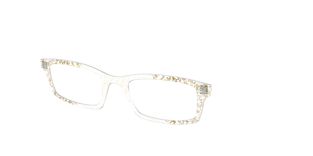 The Golden Flair Crystal with Gold Foil - Angle Top Image - Pair Eyewear