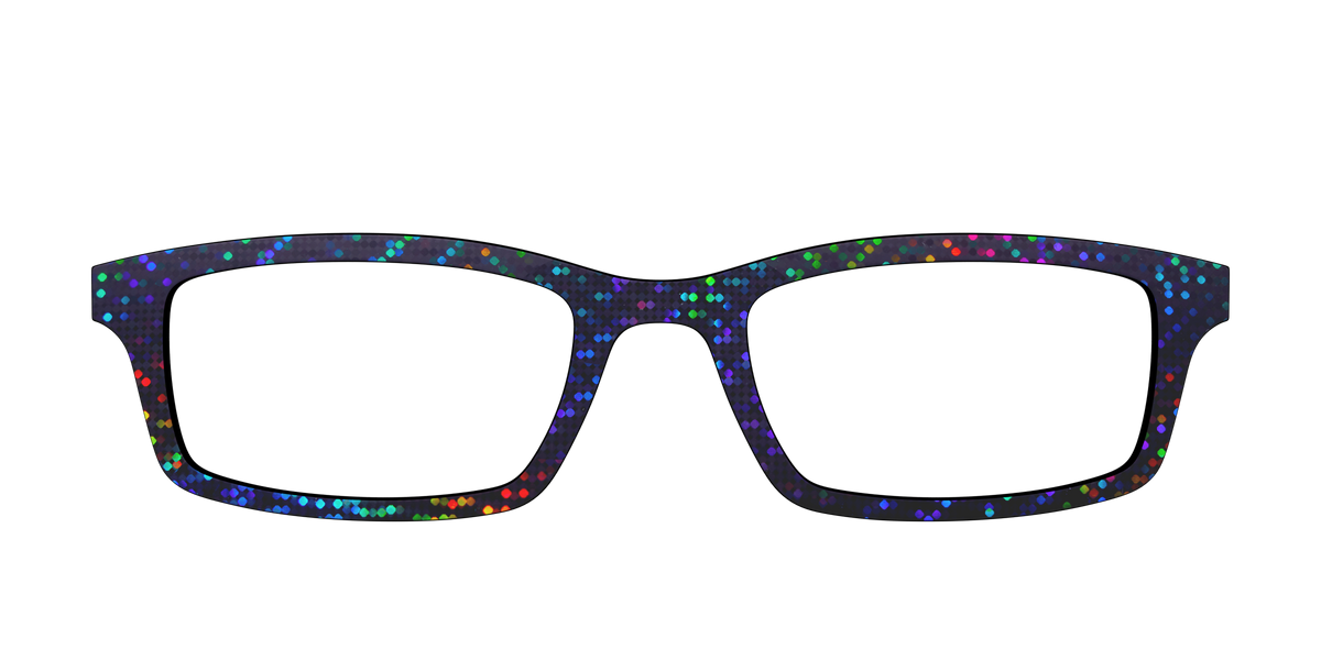 The Holographic Dots - Front Top Image - Pair Eyewear
