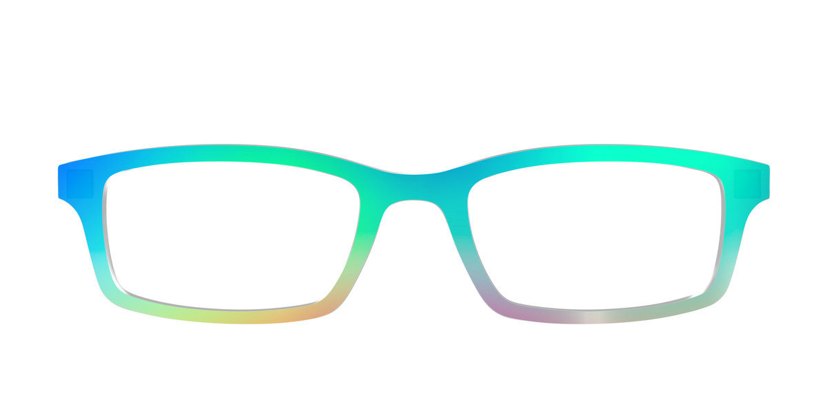 The Iridescent Holiday Ombre - Front Top Image - Pair Eyewear