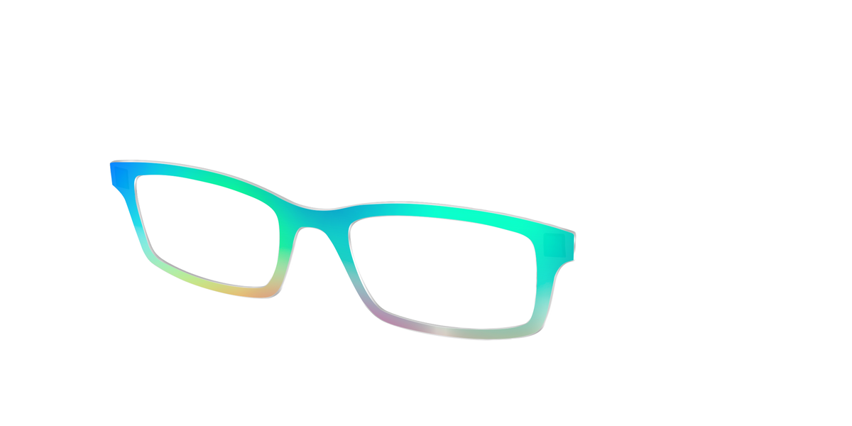The Iridescent Holiday Ombre - Angle Top Image - Pair Eyewear