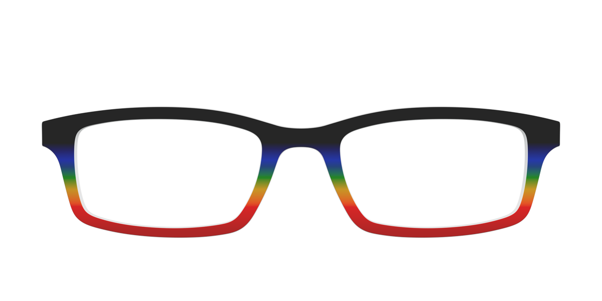 The Love Wins Gradient - Front Top Image - Pair Eyewear