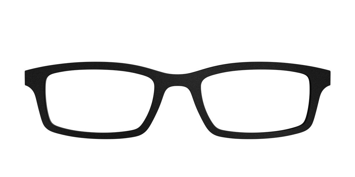 The Matte Black - Front Top Image - Pair Eyewear