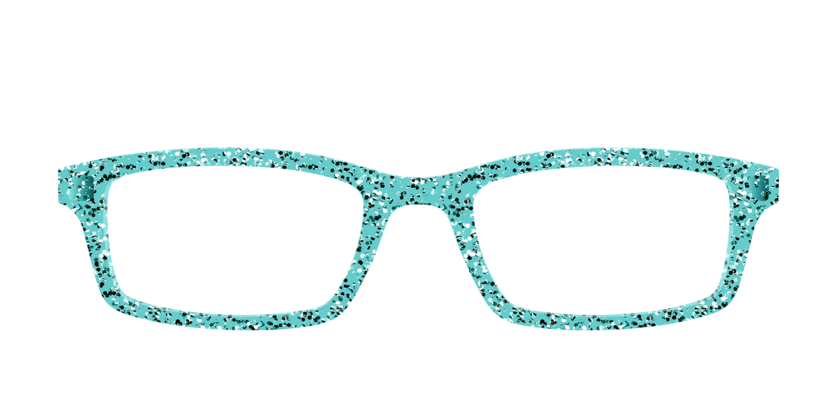 The Mint Sparkle - Front Top Image - Pair Eyewear