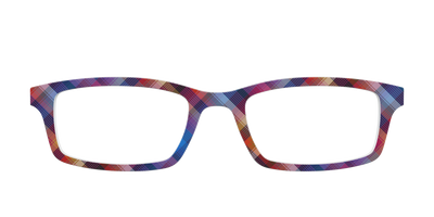 The Ombre Plaid - Front Top Thumbnail - Pair Eyewear