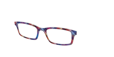 The Ombre Plaid - Angle Top Thumbnail - Pair Eyewear