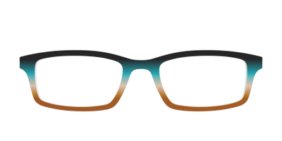 The Onyx to Rust Gradient - Front Top Thumbnail - Pair Eyewear