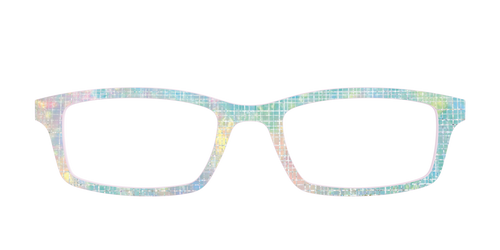 The Pastel Gradient with Holographic Hatching - Pair Eyewear