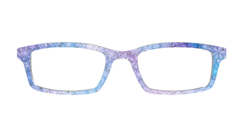 The Pastel Snowflakes with Iridescent Glitter - Pair Eyewear