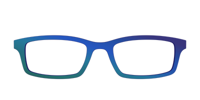 The Peacock Ombre - Front Top Thumbnail - Pair Eyewear