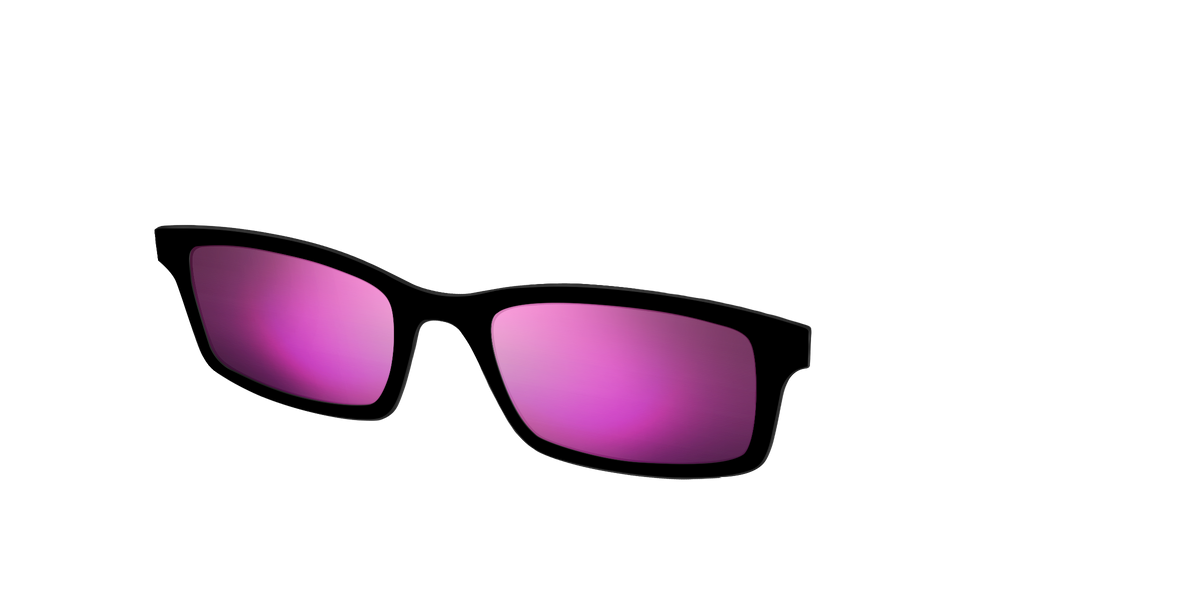 The Polarized Pink Reflective Sun Top - Angle Top Image - Pair Eyewear