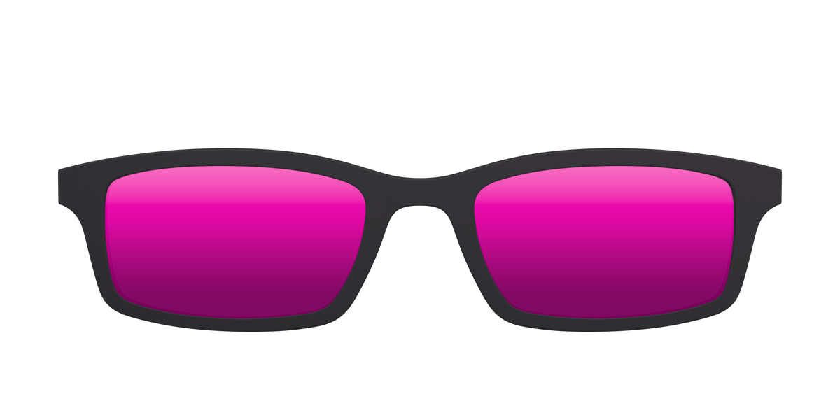 The Polarized Pink Reflective Sun Top - Front Top Image - Pair Eyewear