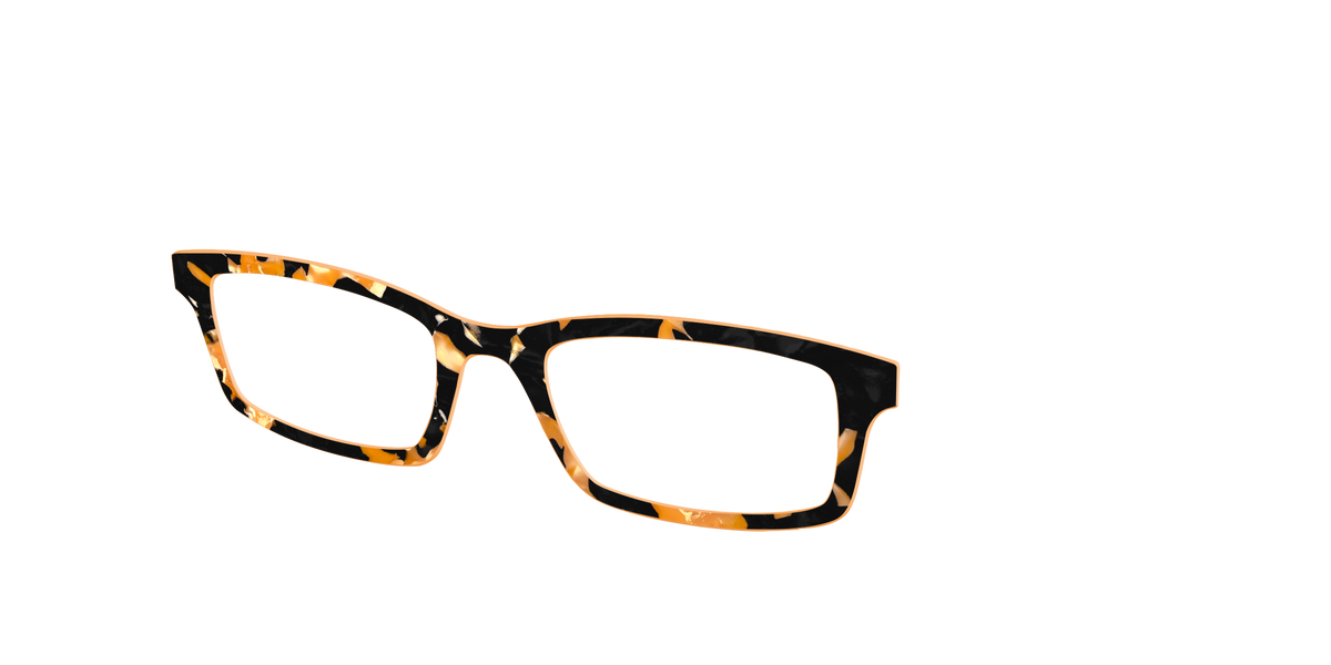 The Pumpkin Camo Pearl Tortoise - Angle Top Image - Pair Eyewear