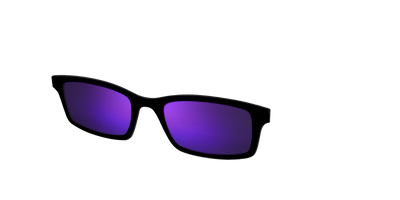 The Polarized Purple Reflective Sun Top - Angle Top Thumbnail - Pair Eyewear