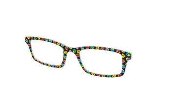 The Rainbow Paw Print - Angle Top Thumbnail - Pair Eyewear