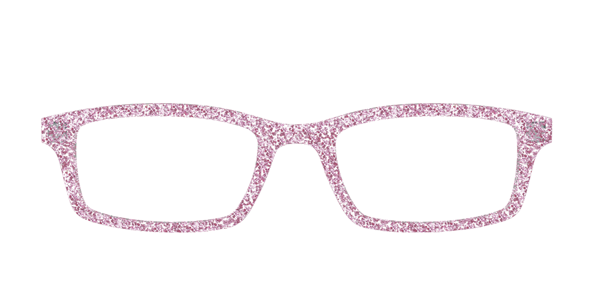 The Rose Gold Sparkle - Front Top Image - Pair Eyewear