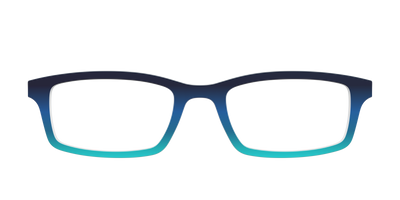 The Royal Blue to Seafoam Gradient - Front Top Thumbnail - Pair Eyewear
