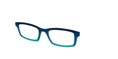 The Royal Blue to Seafoam Gradient - Angle Top Thumbnail - Pair Eyewear