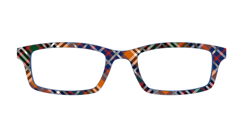 The Scholastic Plaid with Foil - Pair Eyewear