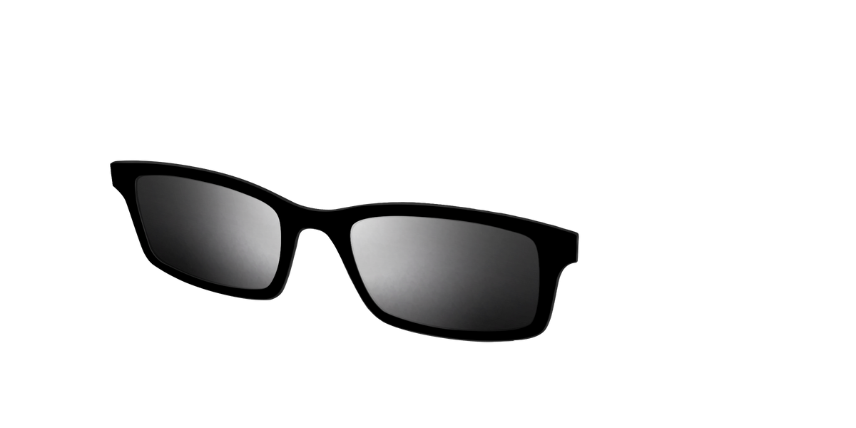 The Polarized Silver Reflective Sun Top - Angle Top Image - Pair Eyewear