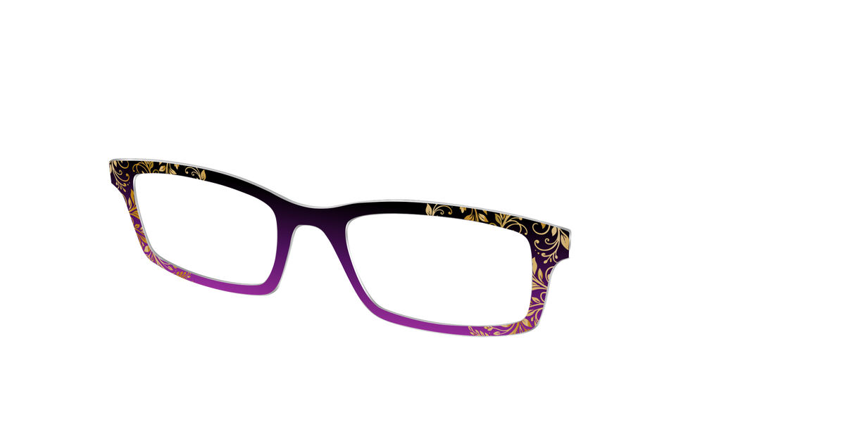 The Spellstruck Scrolls - Angle Top Image - Pair Eyewear