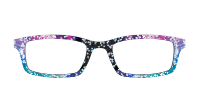 The Stella Nebula with Star Glitter - Front Top Thumbnail - Pair Eyewear