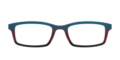 The Teal to Espresso Gradient - Front Top Thumbnail - Pair Eyewear